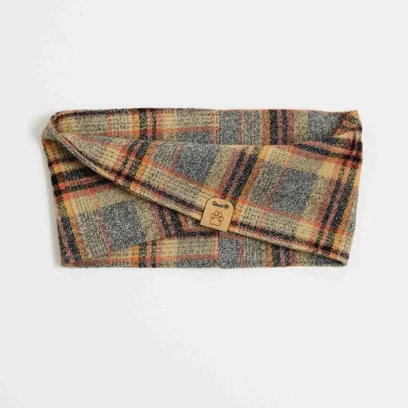 XS Flannel Dog Bandana Infinity Scarf for small dogs - Picture 8 of 13
